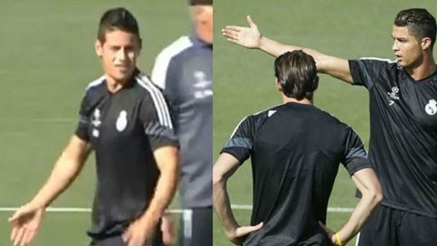 CĐV phá xe, chửi rủa vì thái độ "chảnh chọe" của Gareth Bale - 1 C.Ronaldo không đồng ý tập cùng nhóm với James Rodriguez