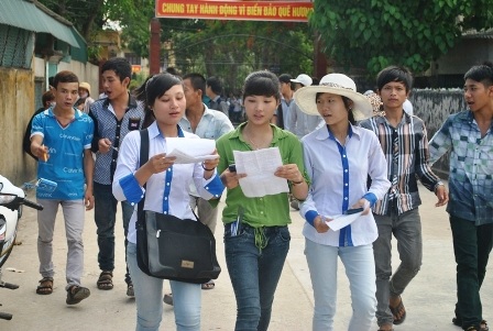 Theo các thí sinh đề Địa không khó nhưng hơi dài.