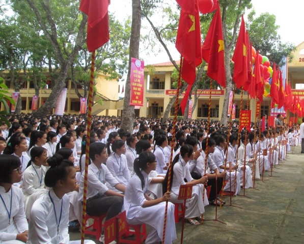 Rộn ràng buổi lễ khai giảng năm học mới