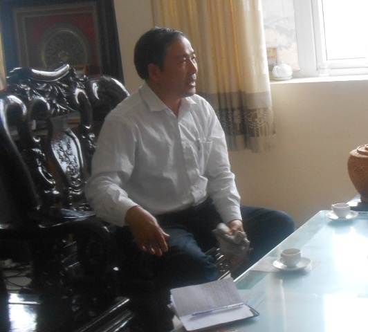 Ông Đỗ Đình Hùng, Giám đốc Bệnh viện Đa khoa huyện Thiệu Hóa