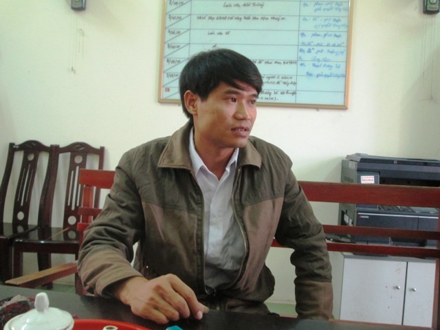 Ông Hồ Xuân Thành, Trưởng CA thị trấn Quảng Xương