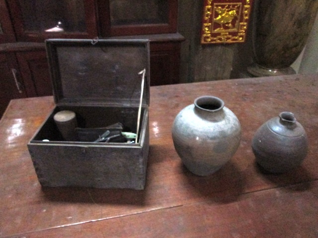 Nhà mẹ Tơm được tái hiện qua một bức tranh