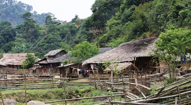 Một góc bản Mùa Xuân