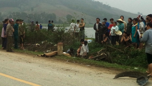 Hiện trường vụ tai nạn 