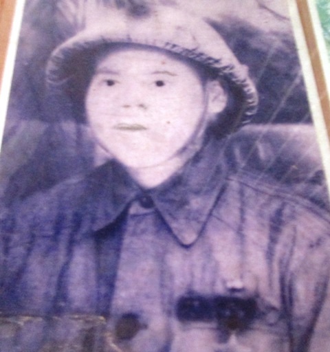 Người lính Hoàng Minh Châu hồi còn trẻ