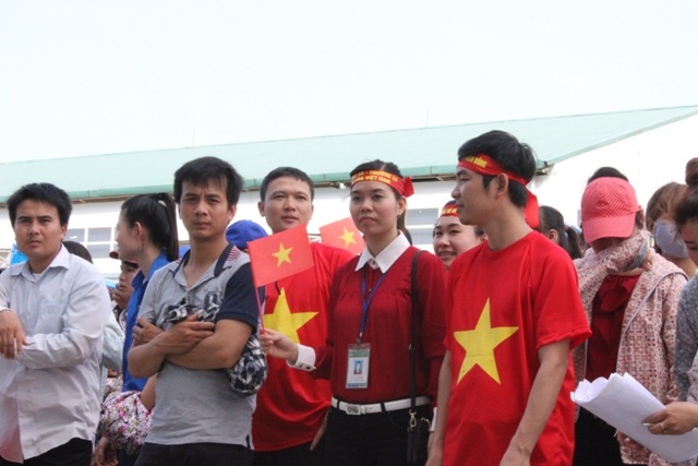 Thế hệ trẻ Thanh Hóa khẳng định sẽ quyết tâm sát cánh cùng đất nước bảo vệ hòa bình