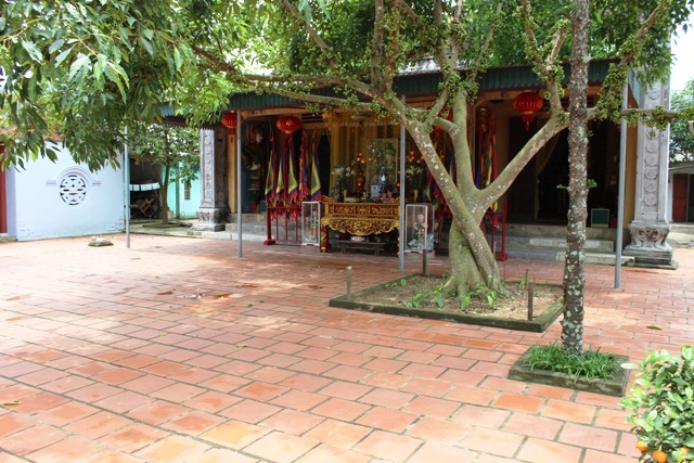 Ngôi đền đã được phục dựng mới và được công nhận là di tích lịch sử văn hóa cấp tỉnh