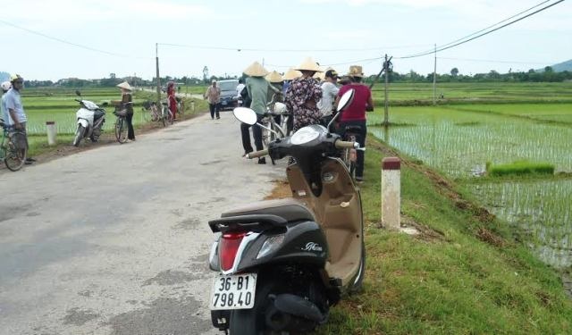 Đoạn đường nơi xảy ra vụ hỗn chiến giữa hai nhóm thanh niên