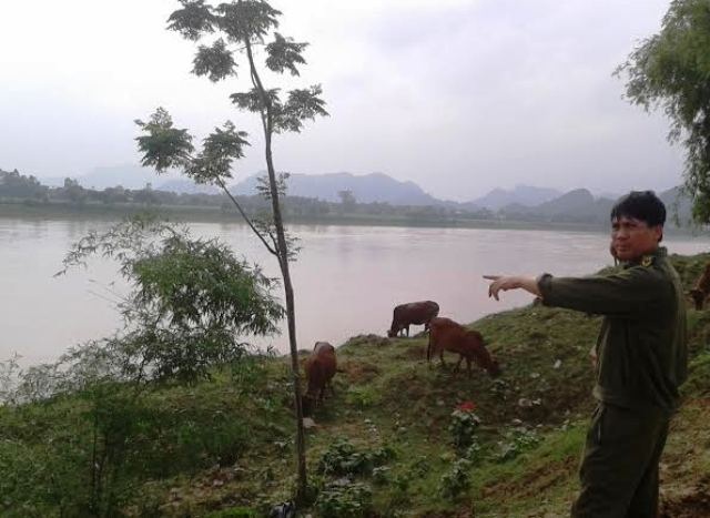 Một người bị nước cuốn trôi 3 ngày chưa tìm thấy xác - 1 Khúc sông nơi nạn nhân bị nước cuốn trôi