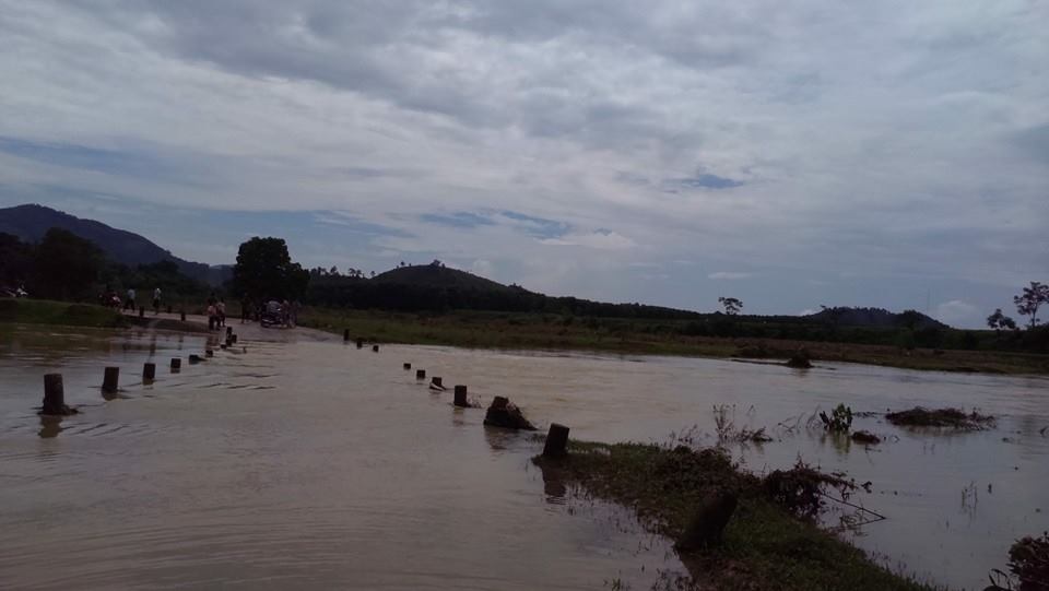 Tìm thấy thi thể học sinh bị nước lũ cuốn trôi tại tràn Cầu Hồ - 1 Tràn Cầu Hồ, nơi xảy ra vụ đuối nước thương tâm