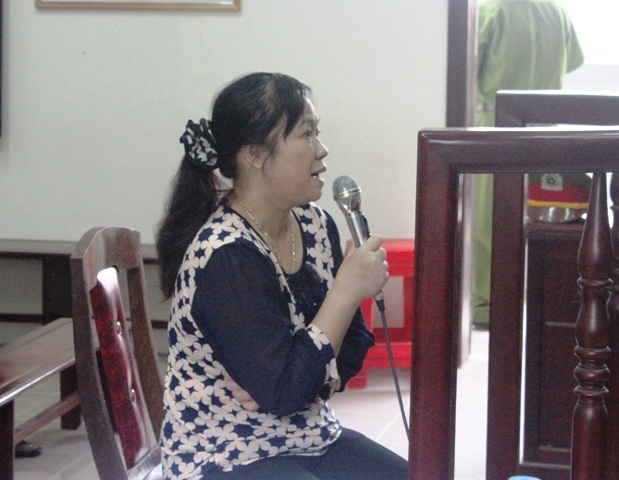 Bị cáo Nguyễn Thanh Phương- Nguyên Tổng giám đốc Cty TNHH Hoàng Sơn tại tòa 