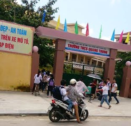 Trường THCS Quang Trung với các khoản thu tự nguyện khiến phụ huynh bức xúc