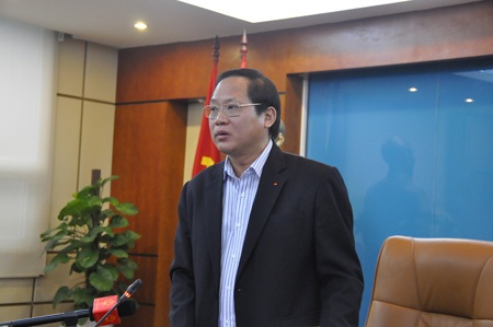 Đề nghị cách chức Tổng Biên tập Báo Người cao tuổi - 1 Thứ trưởng Bộ TT-TT Trương Minh Tuấn tại buổi họp báo công bố kết luận thanh tra.