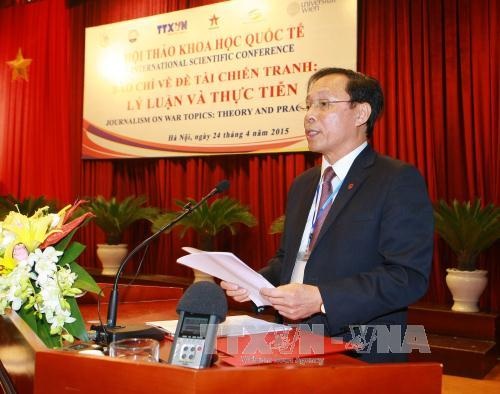 Phó Giáo sư, Tiến sĩ Trương Ngọc Nam phát biểu. Ảnh: Doãn Tấn - TTXVN