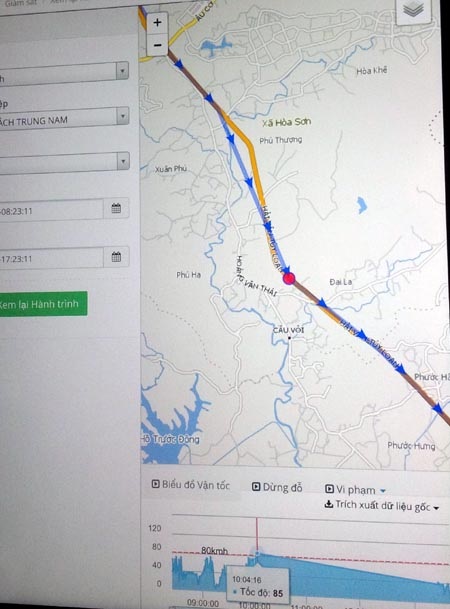 Xe khách gây hoạ chạy tới 85km/h thời điểm xảy ra tai nạn - 1 Xe khách gây hoạ chạy tới 85km/h thời điểm xảy ra tai nạn
