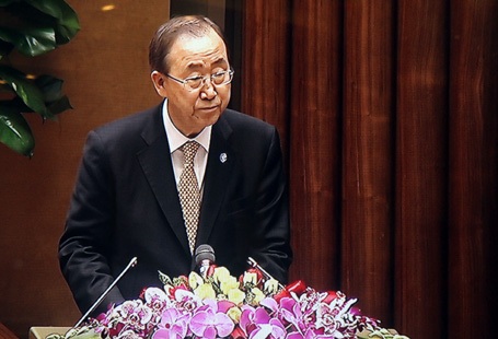 Tổng Thư ký Liên hợp quốc phát biểu trước Quốc hội Việt Nam.