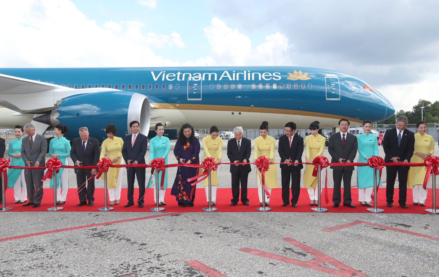 Tổng Bí thư cùng nhận chìa khóa máy bay Boeing 787-9 tại Mỹ - 1 Tổng Bí thư cùng nhận chìa khóa máy bay Boeing 787-9 tại Mỹ