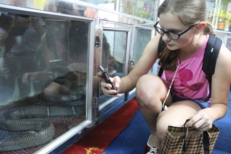 Khách Tây thích thú với làng nuôi thần chết