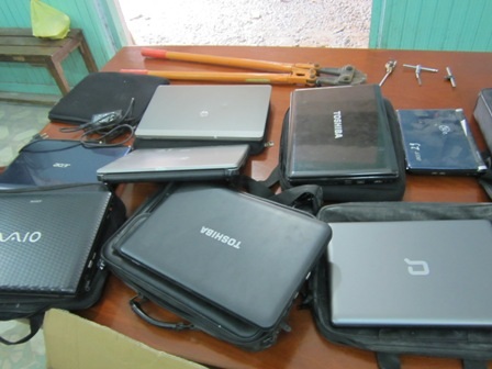  Số tài sản nghi do trộm cắp được Công an thu giữ tại tiểm cần đồ của Diễn