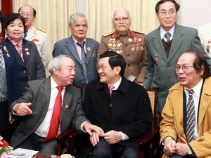 Chủ tịch nước gặp các thế hệ thiếu sinh quân VN - 1 Chủ tịch nước gặp các thế hệ thiếu sinh quân VN - 1