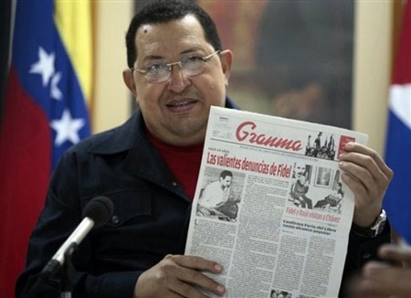 Tổng thống Venezuela thừa nhận ung thư tái phát - 1 Tổng thống Venezuela thừa nhận ung thư tái phát