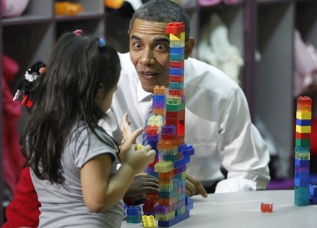 Những khoảnh khắc vui nhộn của Tổng thống Obama - 3 Những khoảnh khắc vui nhộn của Tổng thống Obama