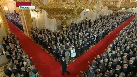 Ông Putin tuyên thệ nhậm chức Tổng thống Nga