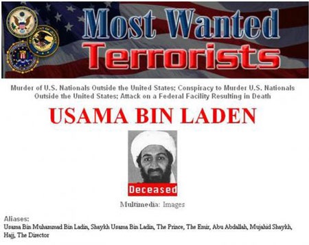 Nhìn lại vụ tiêu diệt trùm khủng bố Bin Laden 1 năm trước - 18 Nhìn lại vụ tiêu diệt trùm khủng bố Bin Laden 1 năm trước