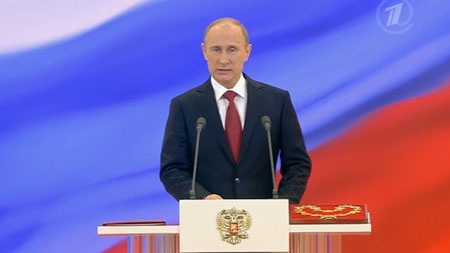 Ông Putin tuyên thệ nhậm chức Tổng thống Nga