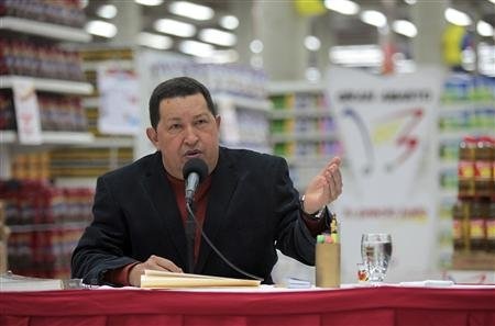 Tổng thống Venezuela Hugo Chavez.