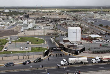 Mexico: Cháy nhà máy khí đốt, ít nhất 26 người chết - 1 Một cơ sở khí đốt của Pemex tại Reynosa