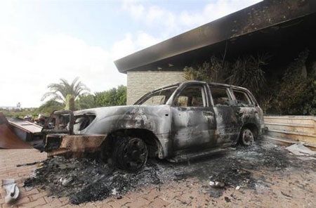 Lãnh sự quán Mỹ tại Libya tan hoang sau vụ tấn công - 17 Lãnh sự quán Mỹ tại Libya tan hoang sau vụ tấn công