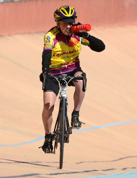 Cụ thừa nhận những km cuối cùng vô cùng vất vả.