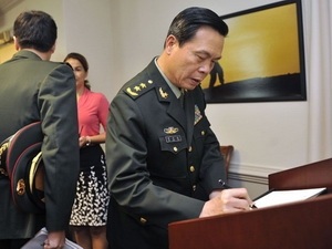 Trung Quốc đã bổ nhiệm tư lệnh về Biển Hoa Đông - 1 Ông Sái Anh Đĩnh. (Nguồn: china.org)