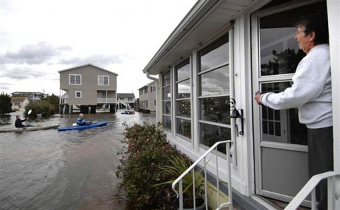 Vạt tàn phá của Sandy ở Mỹ