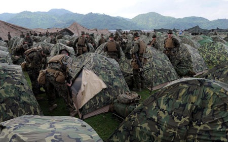 Mỹ-Philippines khoe sức vóc trong cuộc tập trận đổ bộ