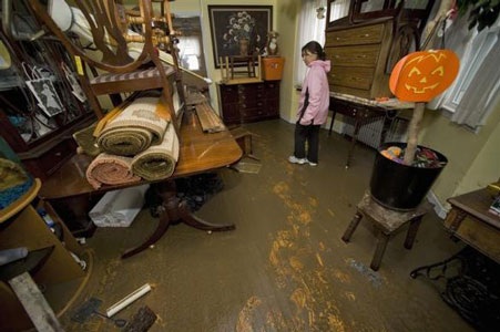 Vạt tàn phá của Sandy ở Mỹ