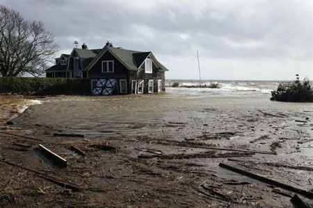 Vạt tàn phá của Sandy ở Mỹ