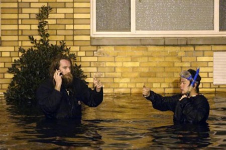 Vạt tàn phá của Sandy ở Mỹ