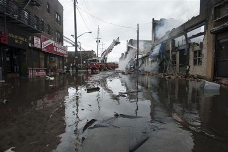 Vạt tàn phá của Sandy ở Mỹ