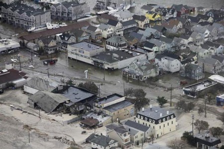 Vạt tàn phá của Sandy ở Mỹ