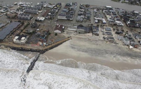 Vạt tàn phá của Sandy ở Mỹ