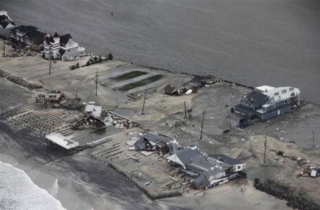 Vạt tàn phá của Sandy ở Mỹ