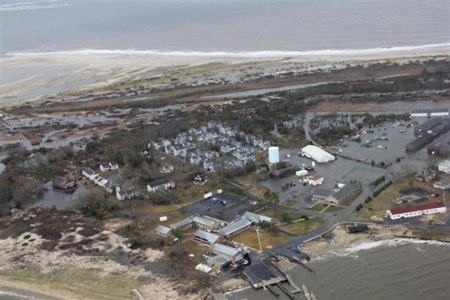 Vạt tàn phá của Sandy ở Mỹ