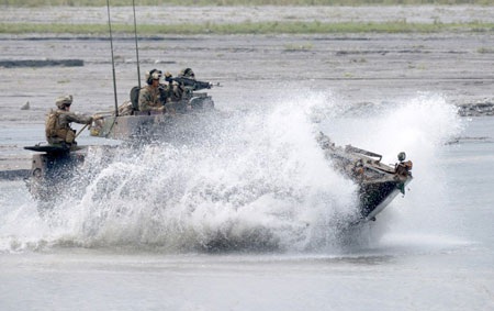 Mỹ-Philippines khoe sức vóc trong cuộc tập trận đổ bộ