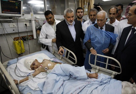 Trẻ em giữa làn đạn Israe l- Gaza