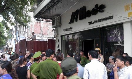 Hiện trường phát hiện vụ việc