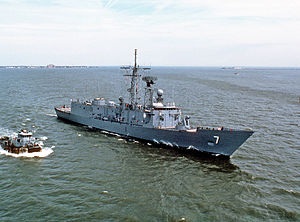 Đài Loan mua 2 tàu khu trục của Mỹ - 1 Một tàu Oliver Hazard Perry của Mỹ.