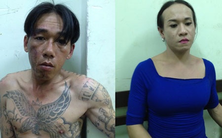 "Pêđê" giả gái cướp iPhone 5 - 1 Đối tượng Phước và “ả” Thắng...