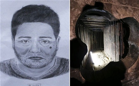 Nghi phạm được cho là đã tham gia đào đường hầm.